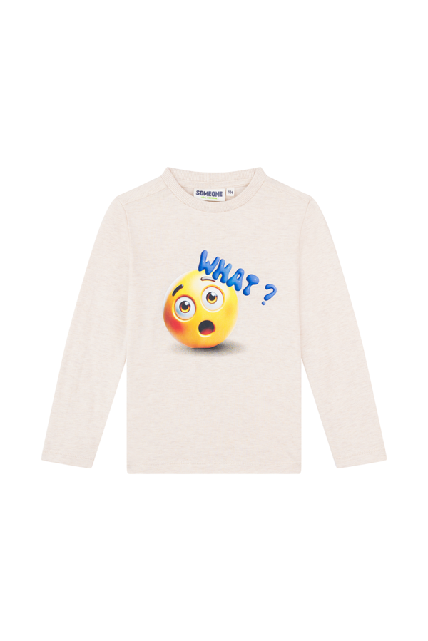 Tshirt Casper Someone 300178 Ecru Melange Jongens