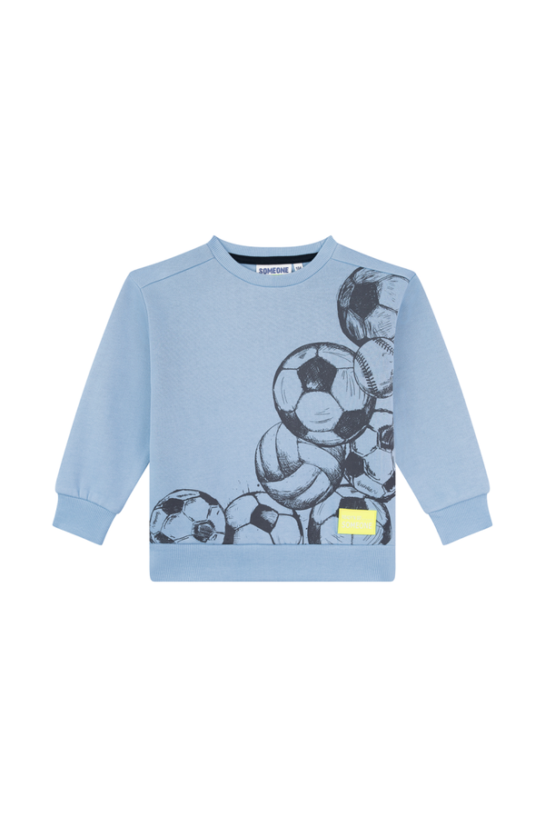 Trui Bram Someone 300165 Light old blue Jongens