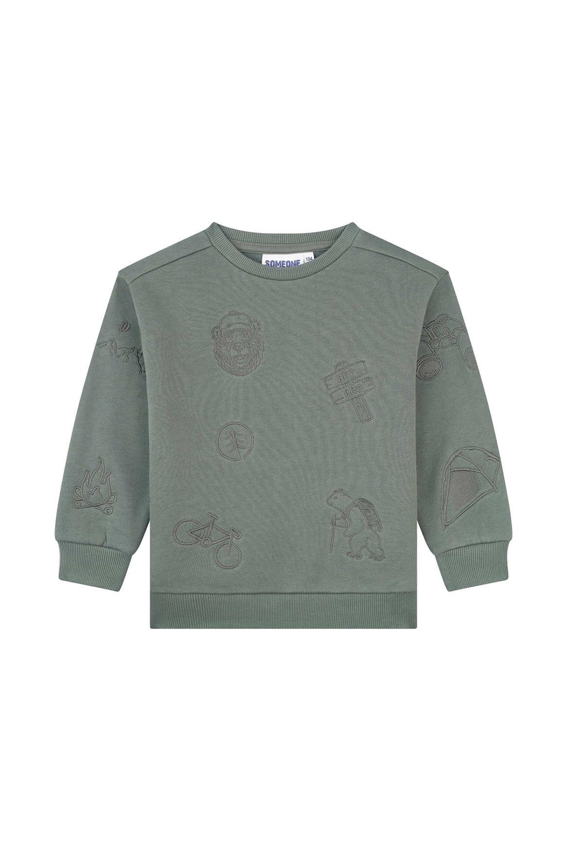 Trui Jonas Someone 300195 Dark Khaki Jongens