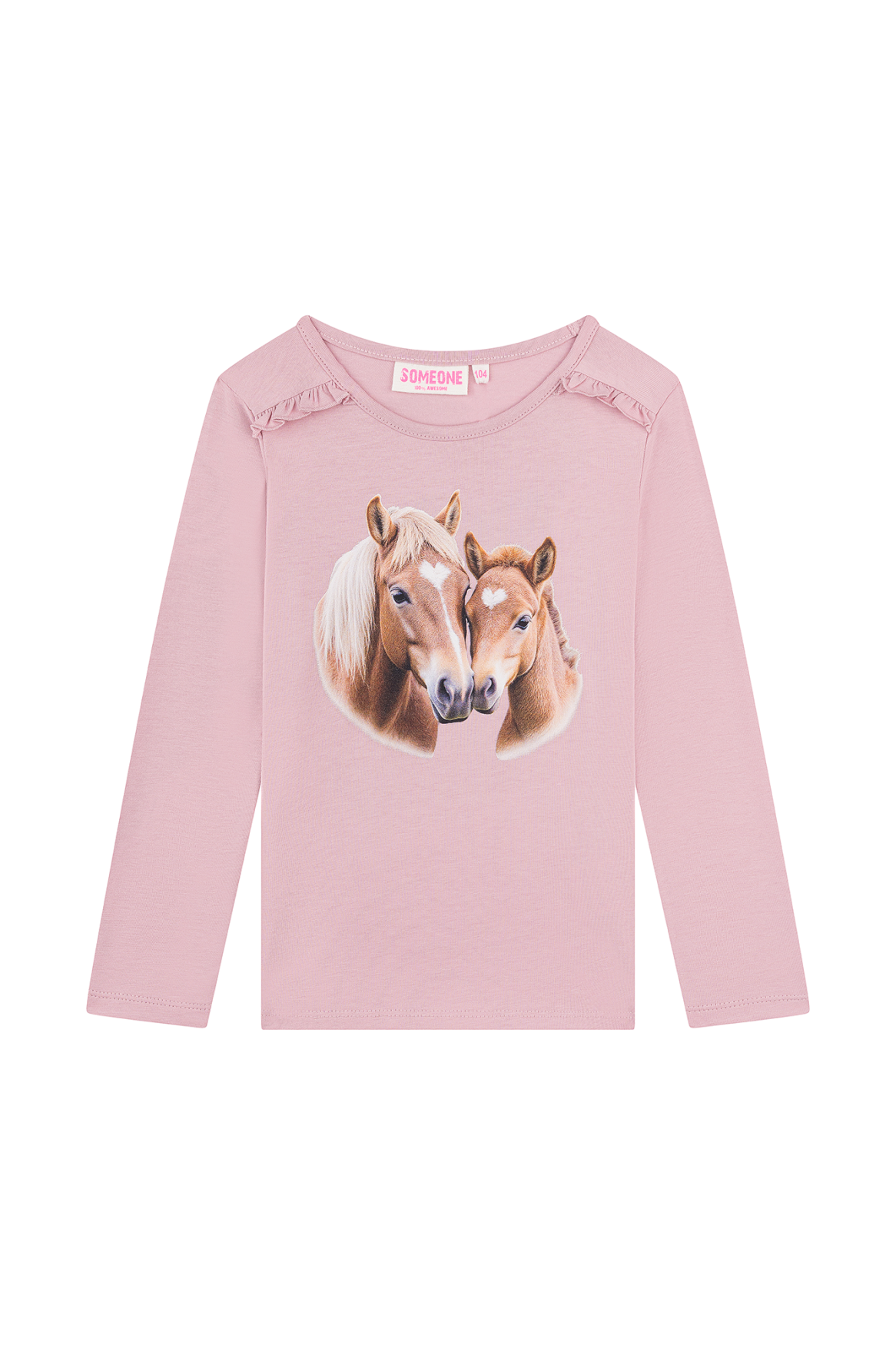 Tshirt Ofelia Someone 100280µµ Dark Camel Meisjes