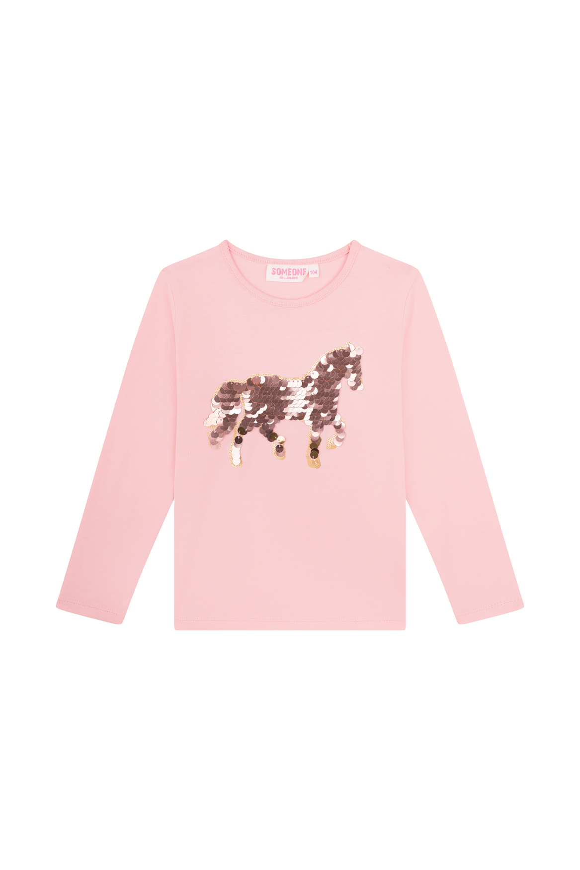 Tshirt Ofelia Someone 100285 Medium light pink Meisjes