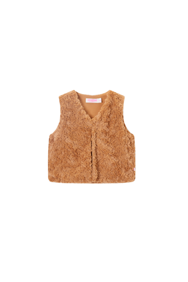 Vestje zonder mouwen Yara Someone 100312 Light Cognac Meisjes