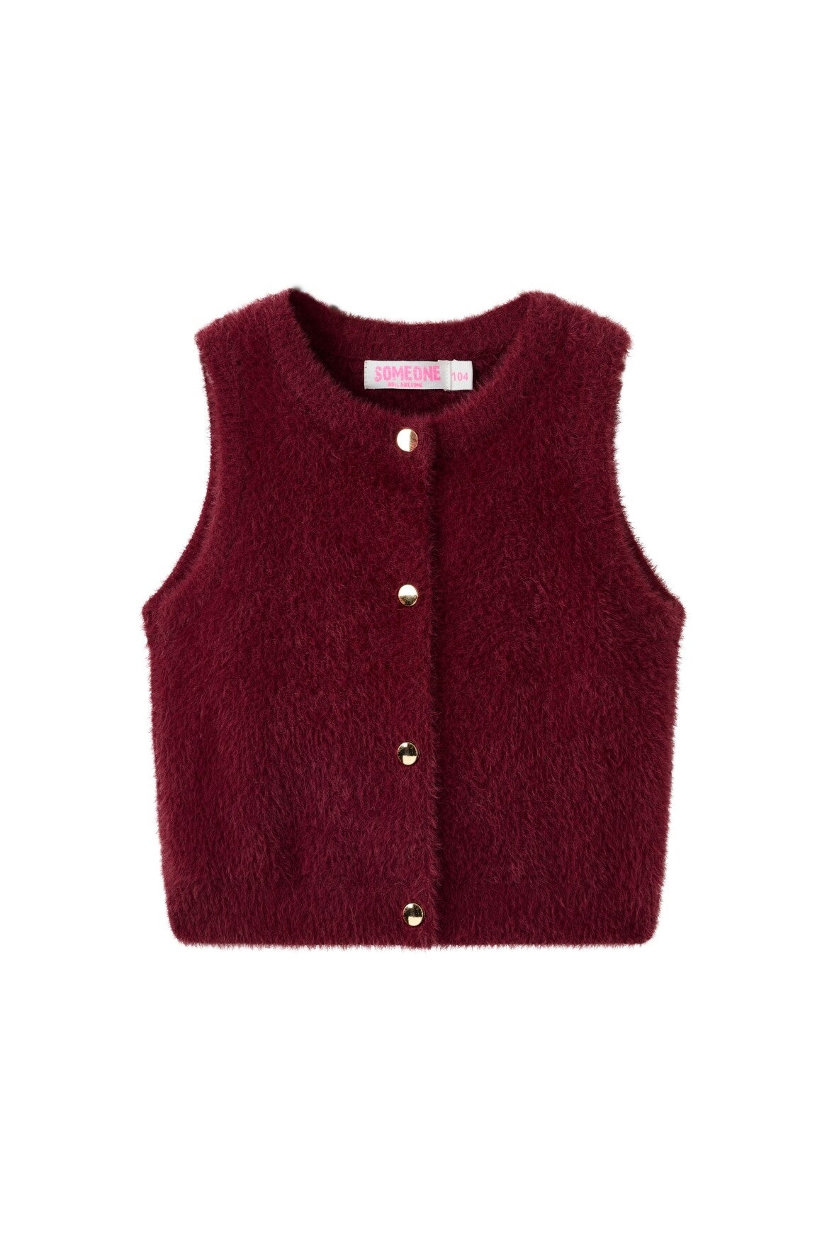 Vestje zonder mouwen Magali Someone 100330 Bordeaux Meisjes
