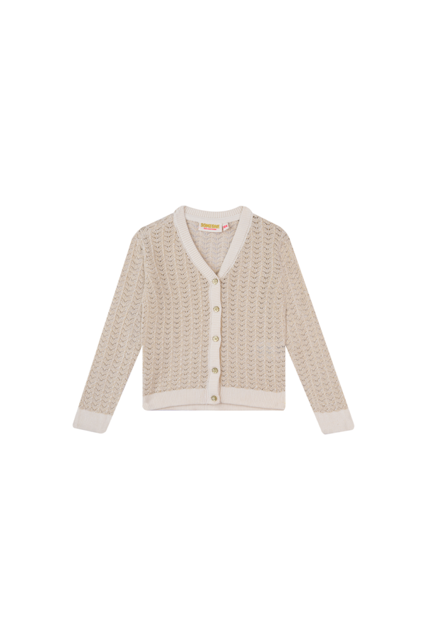 Gilet Adel Someone Meisje Ni Dark ecru 100035