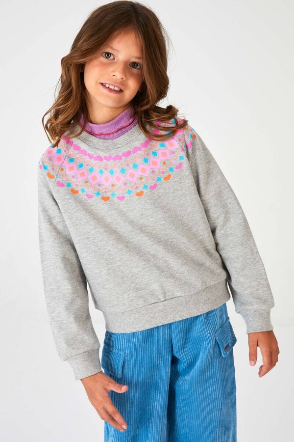 Sweater Elba Blue Bay Winter grijs