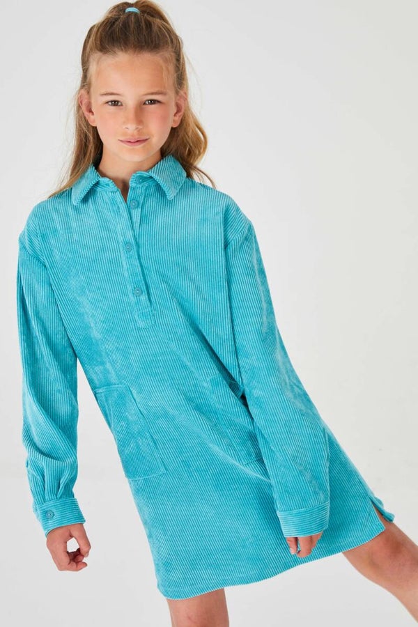 Kleedje Murielle Blue Bay Winter aqua