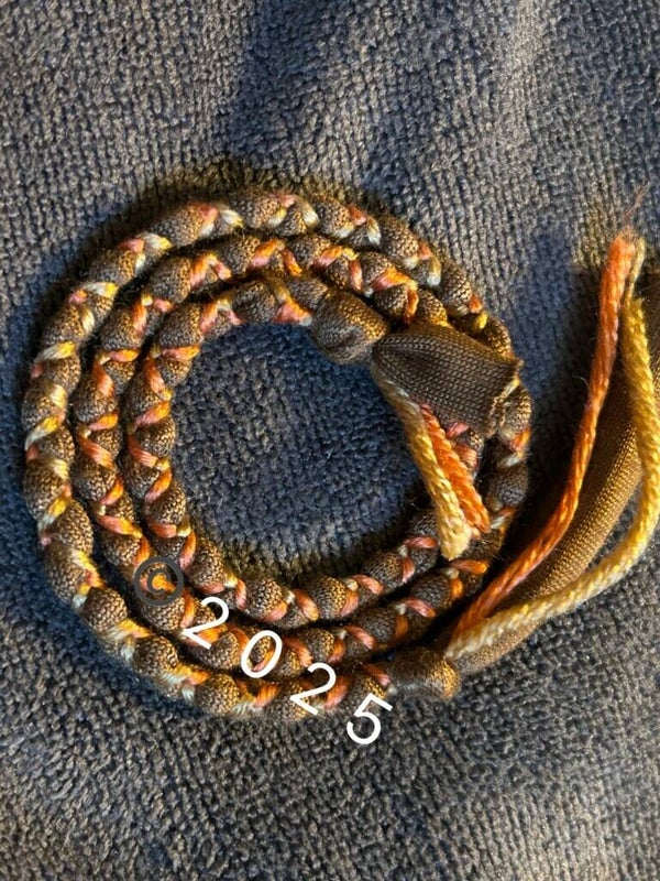 Coffee Brown Acrylic thread bookmark