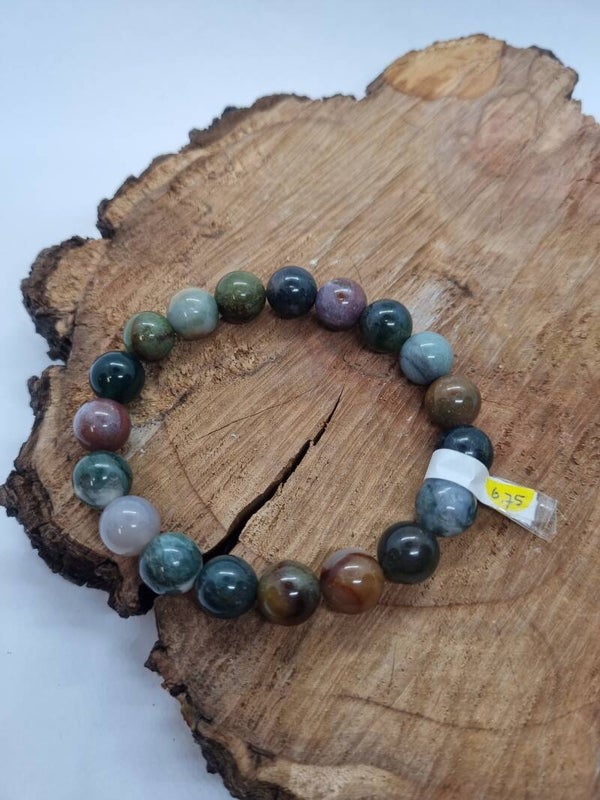 Armband Idian agaat 10 mm