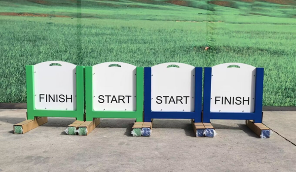 start / finish markers