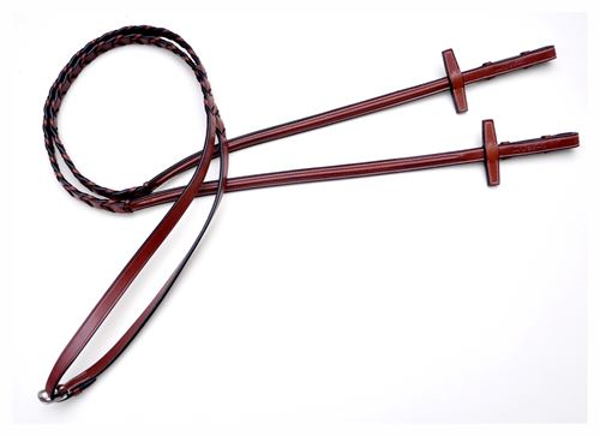 IKONIC Laced Fancy raised Reins (Hook-studs)