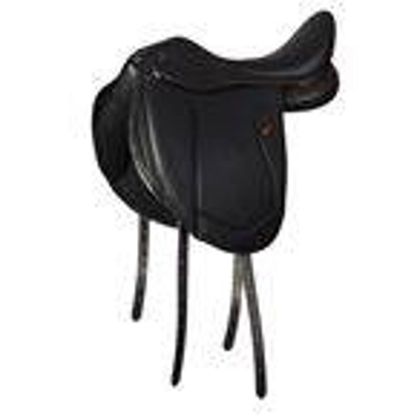 ikonic light double flap dressage saddle
