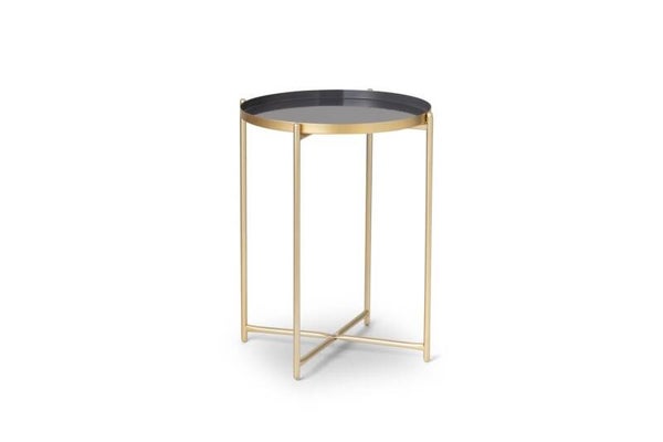 Lifa Living bijzettafel Ella grijs goud