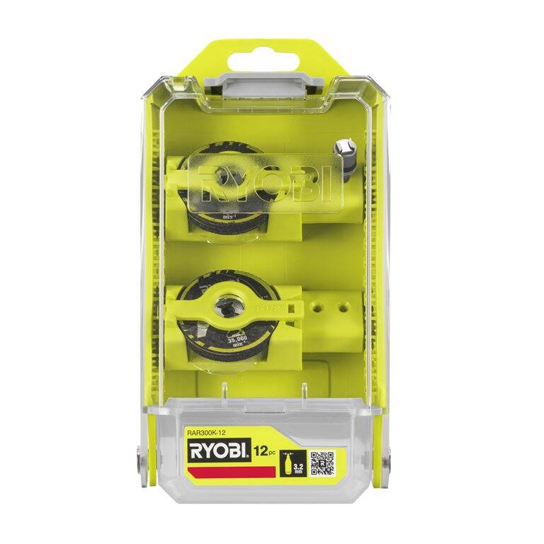 RYOBI - 12-delige set snijschijven met Twist Lock- RAR300K-12