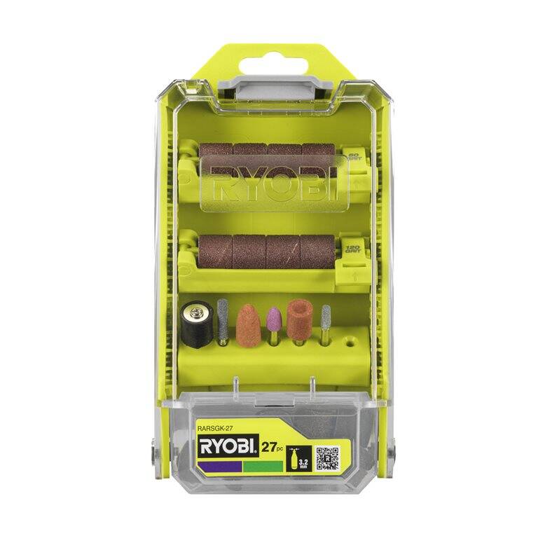 RYOBI - 27-delige schuur- en slijpset- RARSGK-27