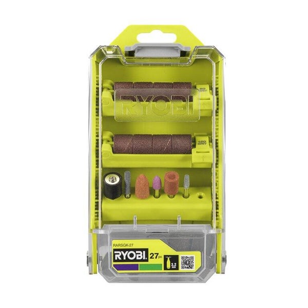 RYOBI - 27-delige schuur- en slijpset- RARSGK-27