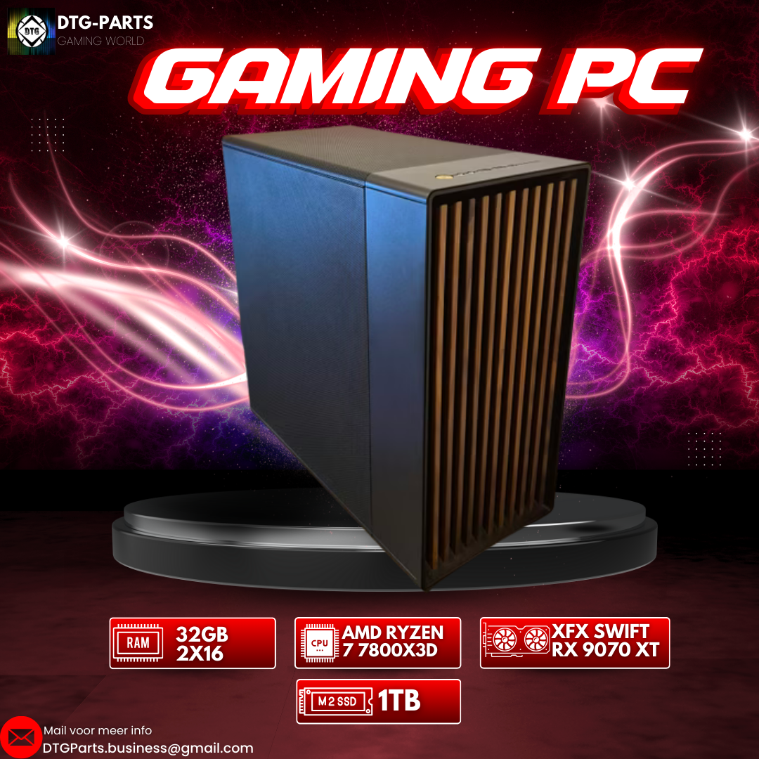 Gaming PC // RX 9070 XT & AMD Ryzen 7 7800X3D