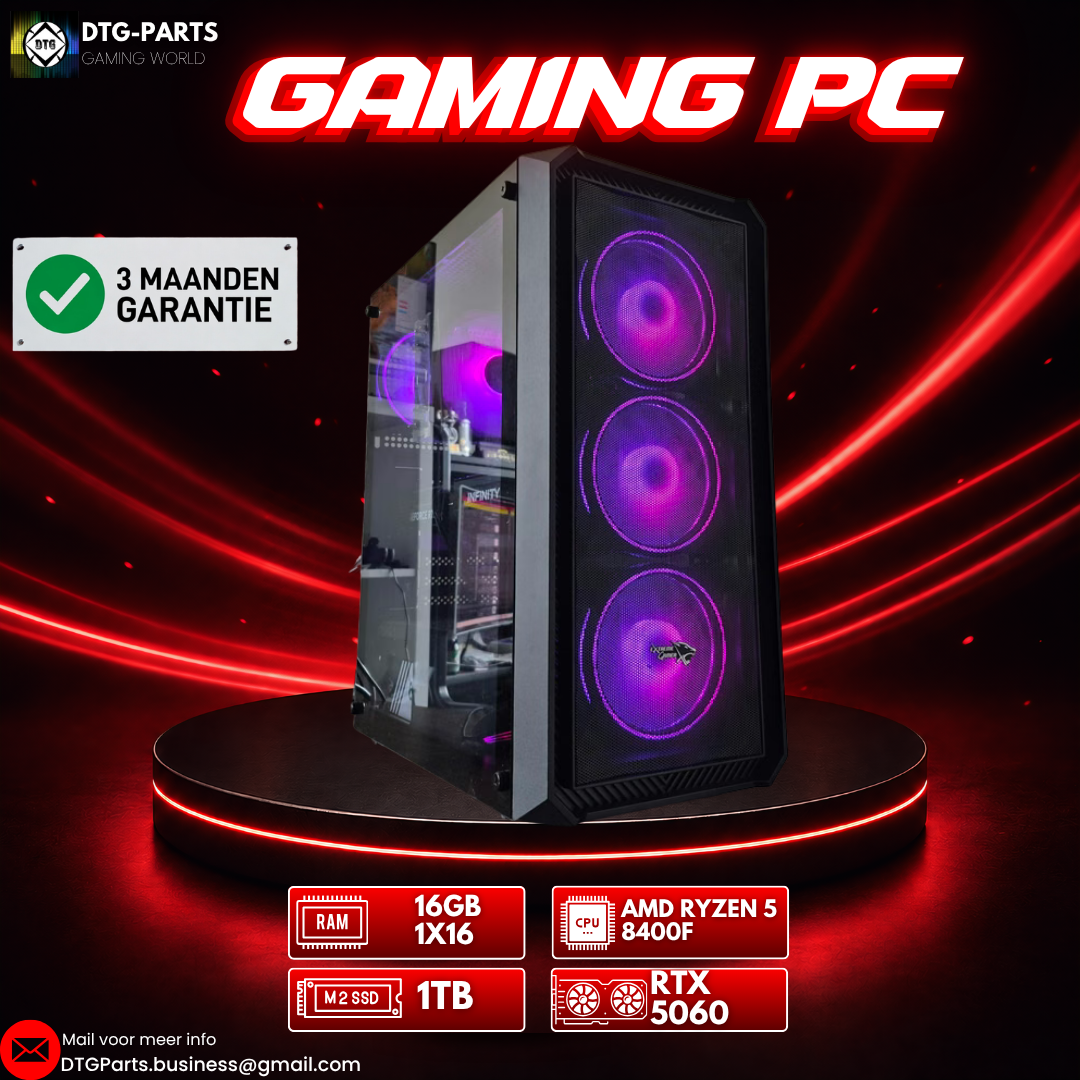 Gaming PC // RTX 5060 & AMD Ryzen 5 8400F