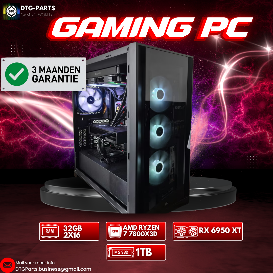 Gaming PC // RX 6950 XT & AMD 7 7800X3D