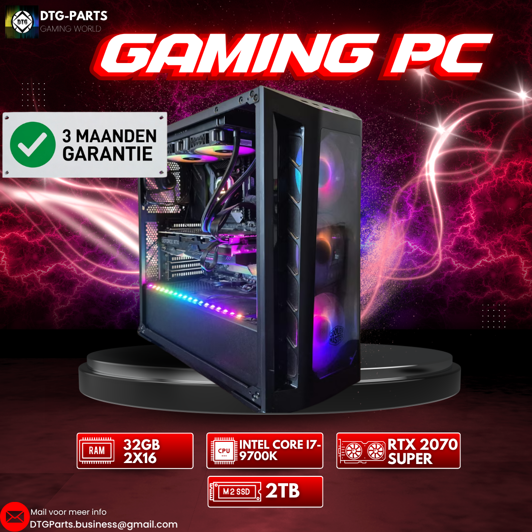 Gaming PC // RTX 2070 Super & Intel i7-9700K & 32GB