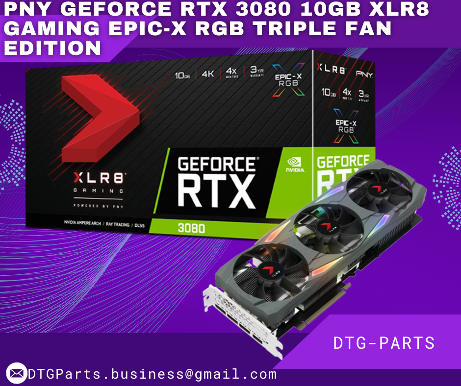 PNY GeForce RTX 3080 10GB XLR8 Gaming EPIC-X RGB Triple Fan Edition