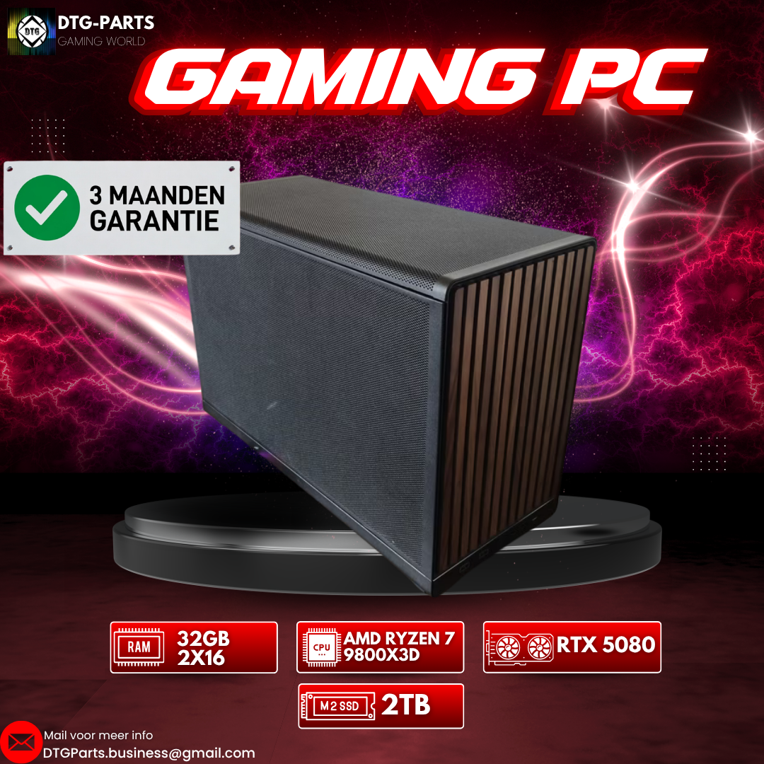 Gaming PC // RTX 5080 & AMD 7 9800X3D & 2TB 9100 Pro