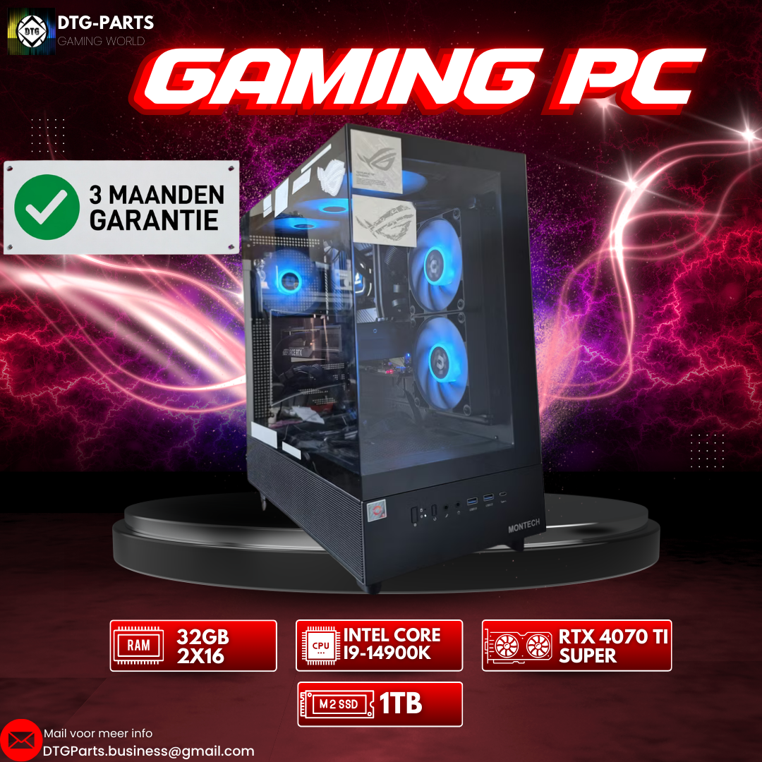 Gaming PC // RTX 4070 Ti Super & Intel Core i9-14900K