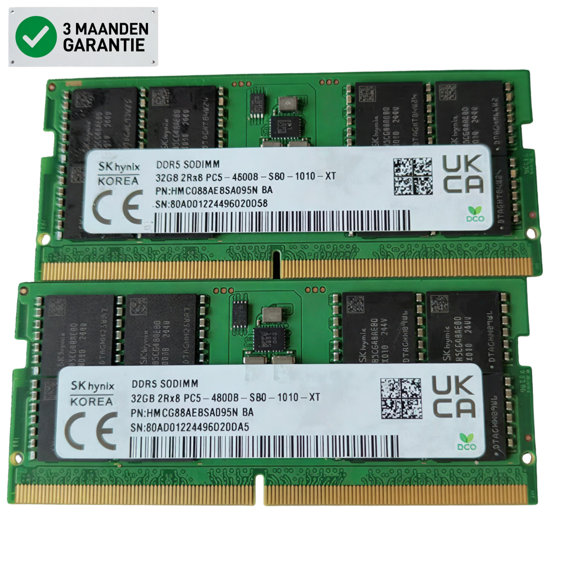 SK hynix (64GB (2x32GB) 4800MHz DDR5 SODIMM)