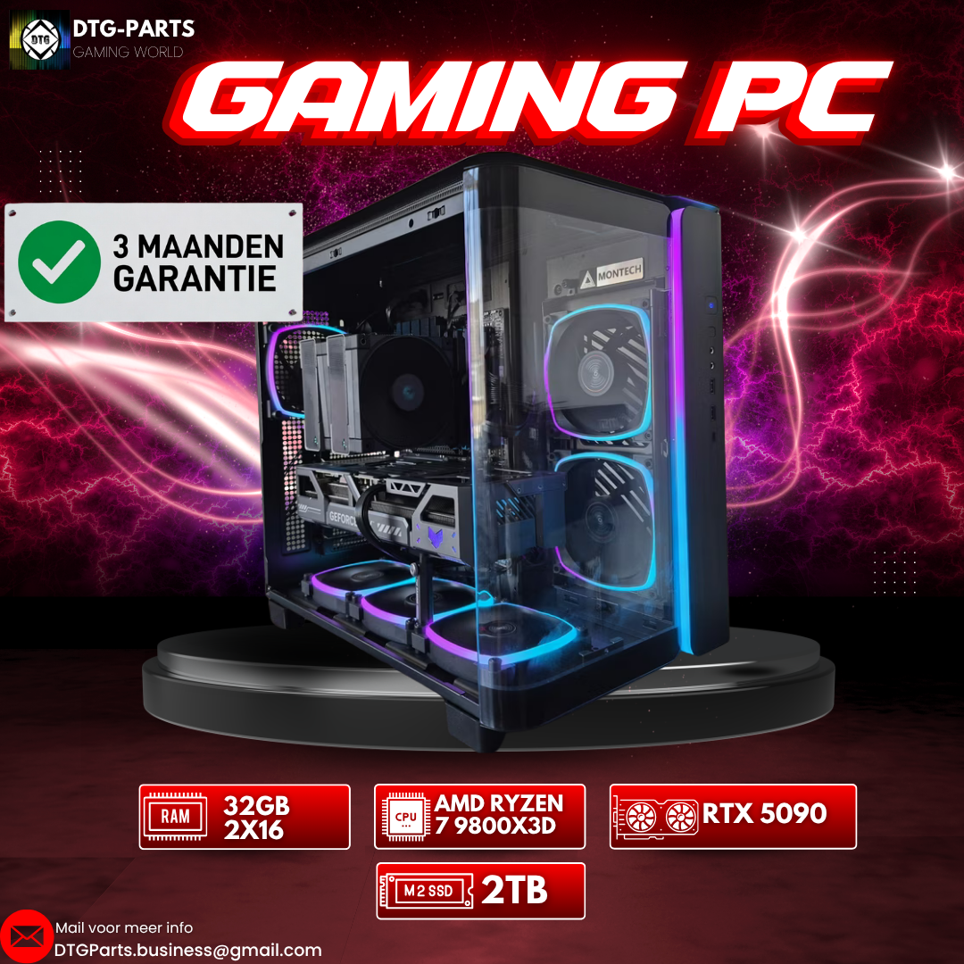 Gaming PC // RTX 5090 & AMD 7 9800X3D
