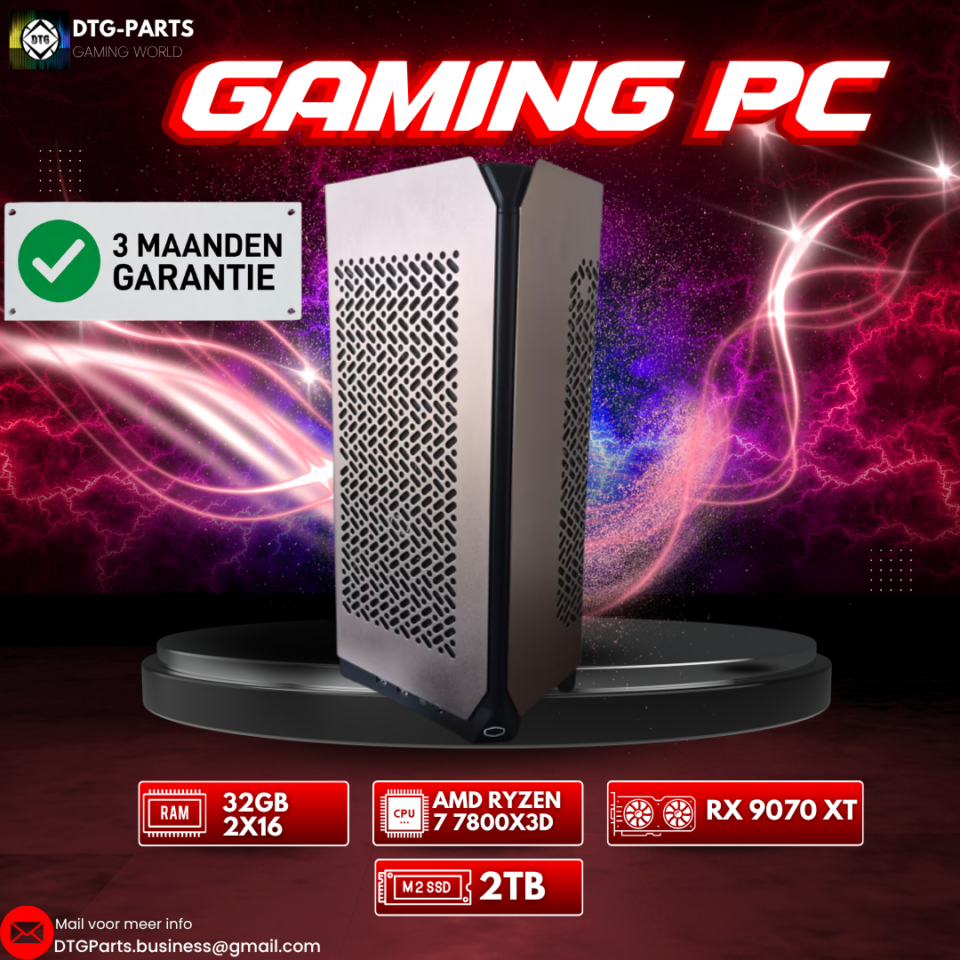 Gaming PC // RX 9070 XT & AMD Ryzen 7 7800X3D