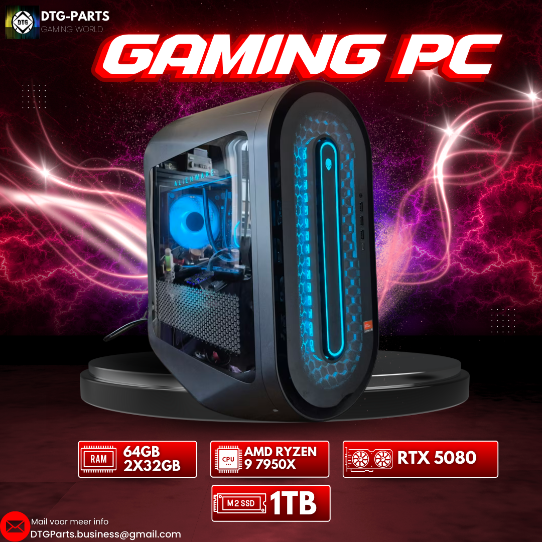 Gaming PC // RTX 5080 & AMD Ryzen 9 7950X & 64GB