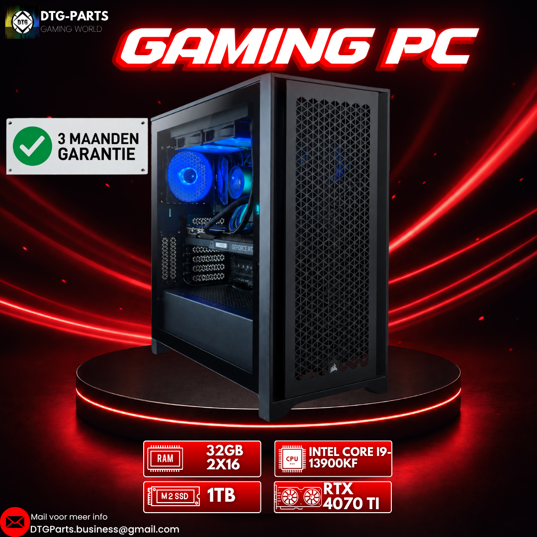 Gaming PC // RTX 4070 ti & Intel Core i9-13900KF & 32GB