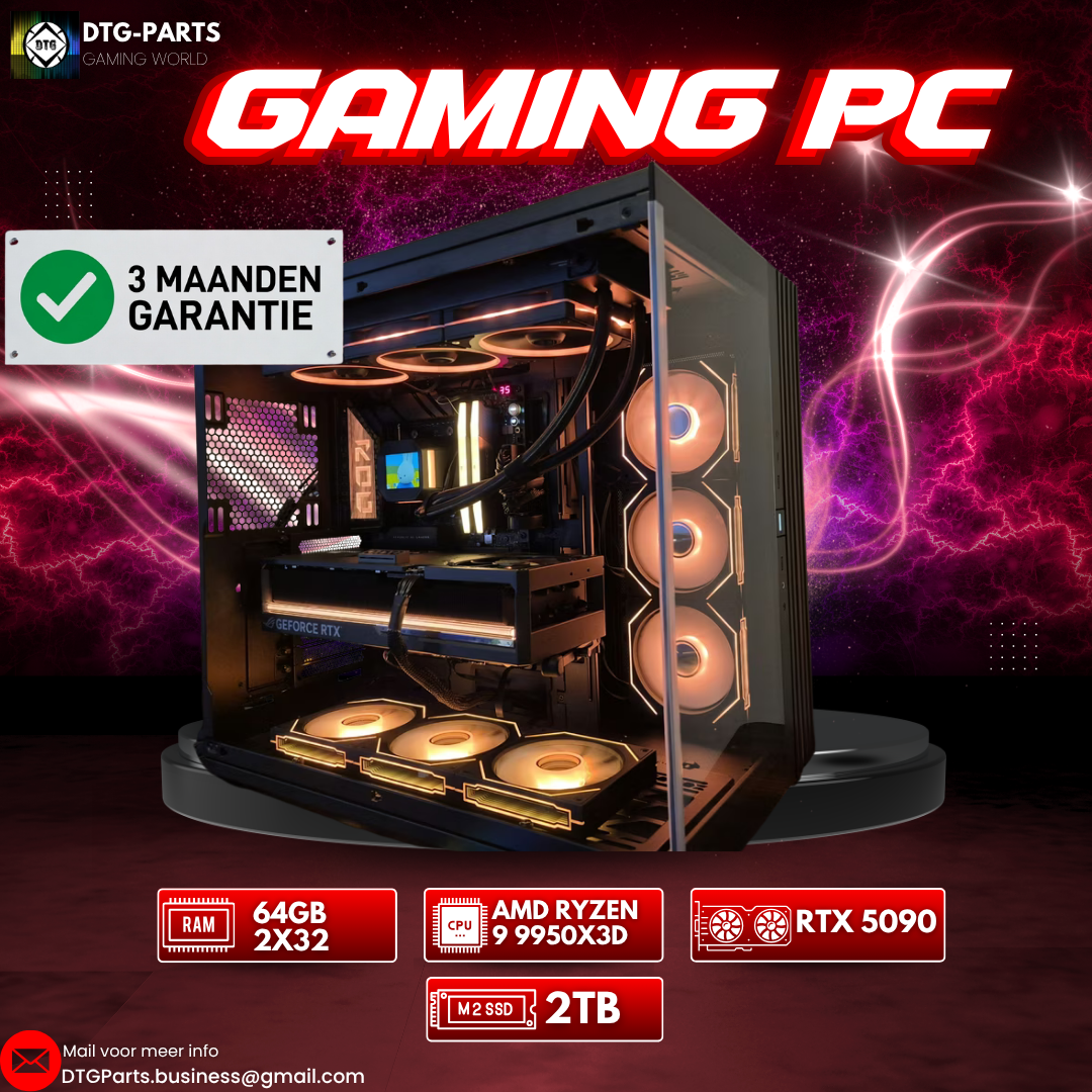 Gaming PC // RTX 5090 & AMD 9 9950X3D