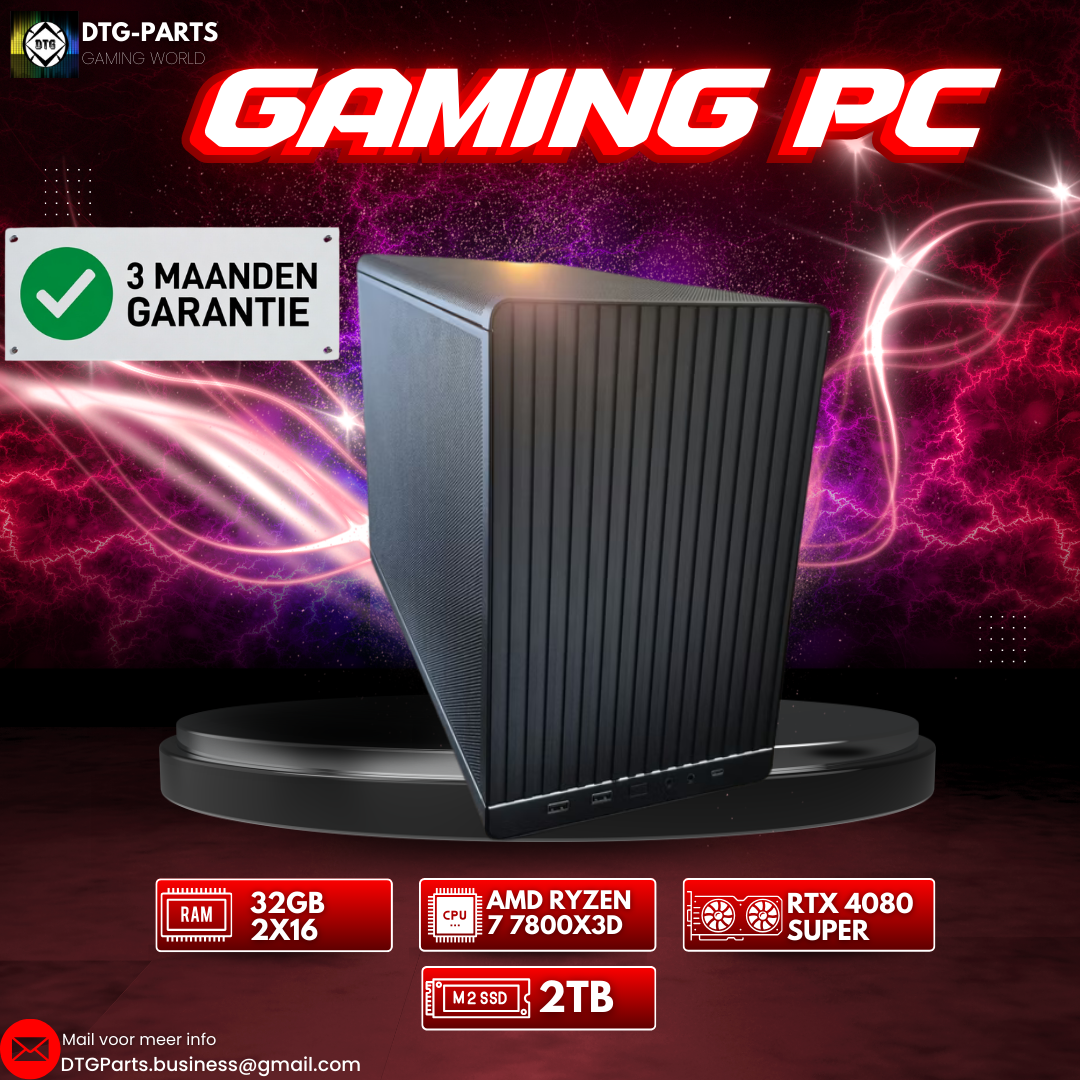 Gaming PC // RTX 4080 Super & AMD 7 7800X3D