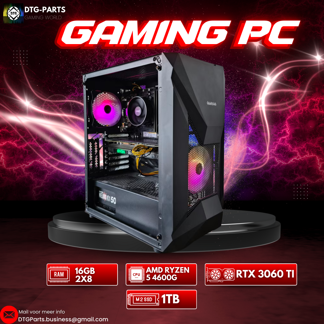 Gaming PC // RTX 3060 Ti & AMD Ryzen 5 4600G
