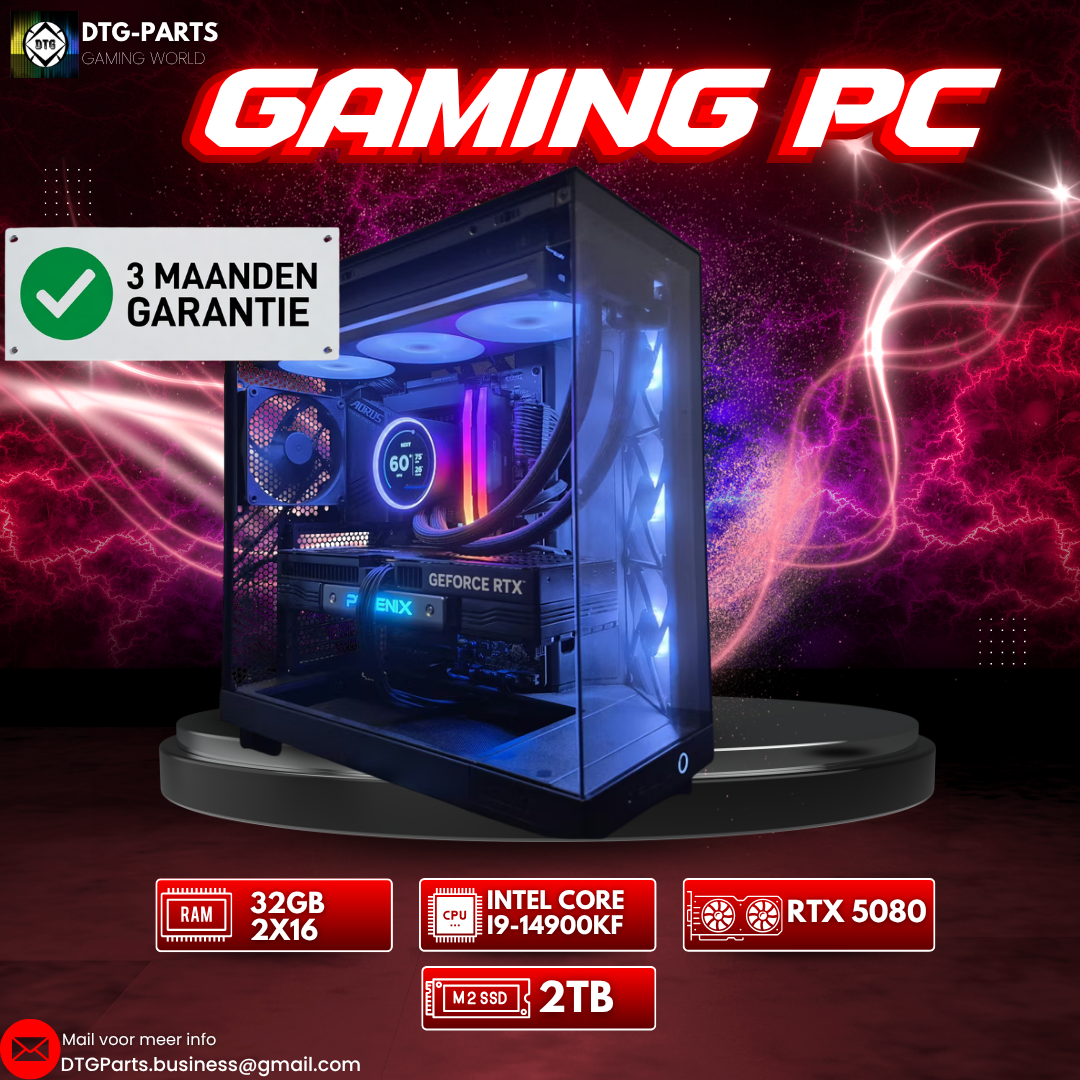 Gaming PC // RTX 5080 & Intel Core i9-14900K