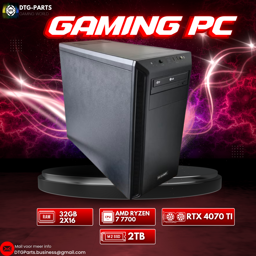 Gaming PC // RTX 4070 Ti & AMD Ryzen 7 7700