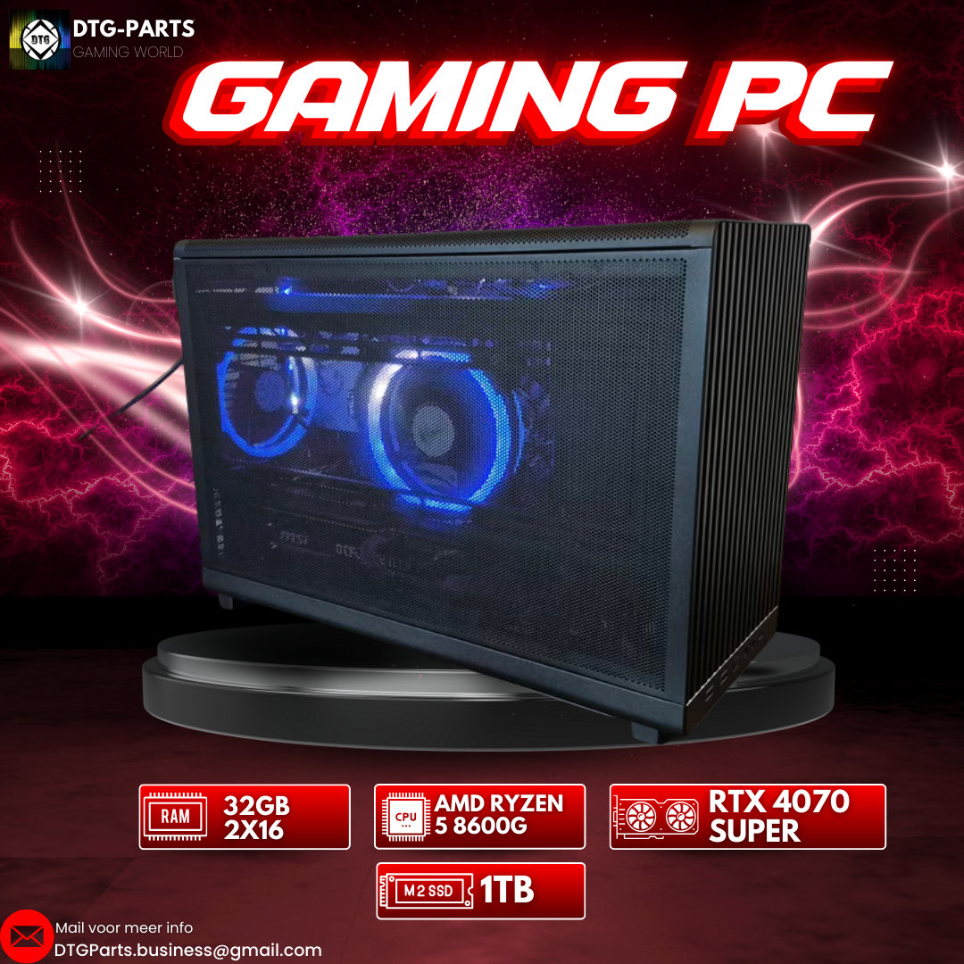 Gaming PC // RTX 4070 Super & AMD Ryzen 5 8600G