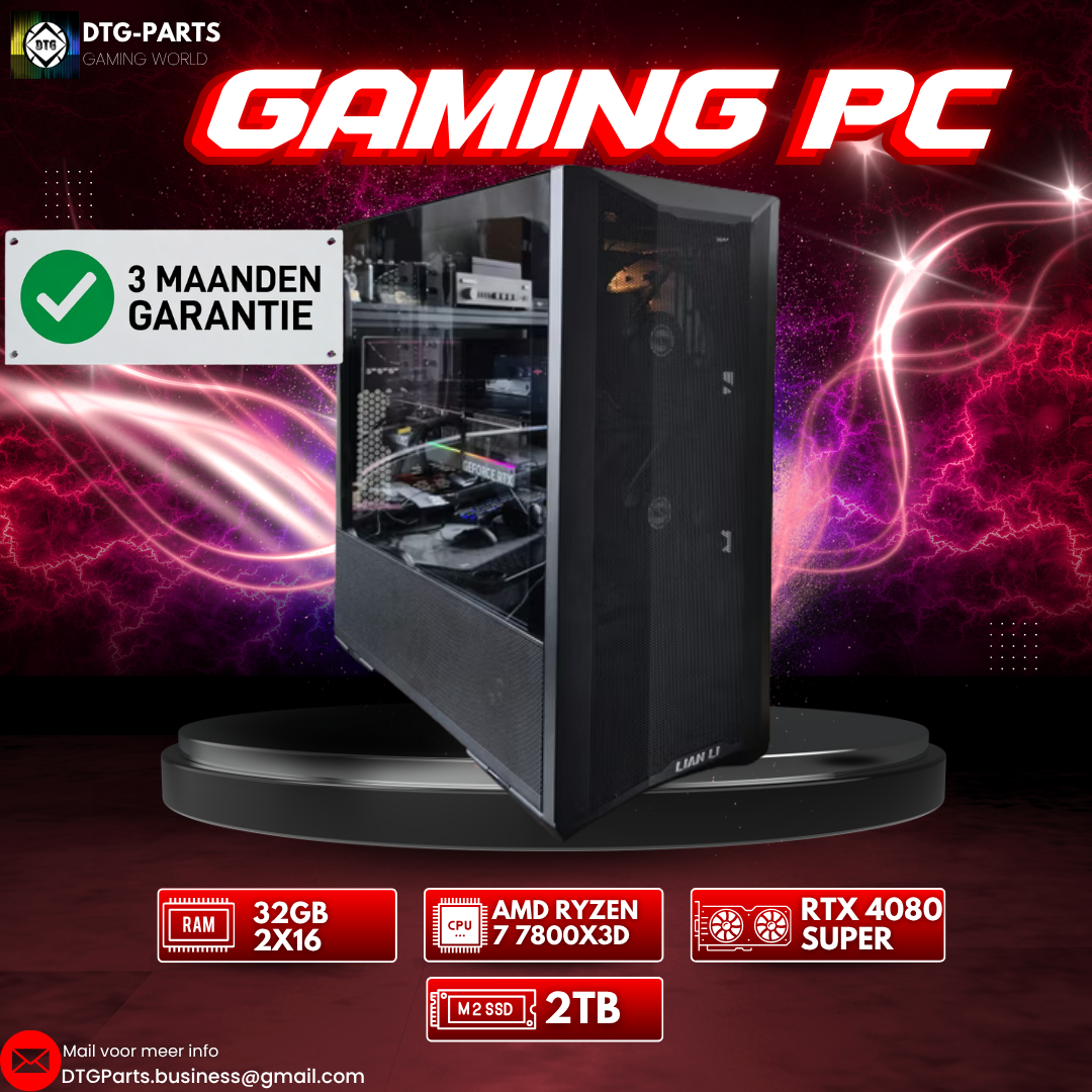 Gaming PC // RTX 4080 Super & AMD 7 7800X3D