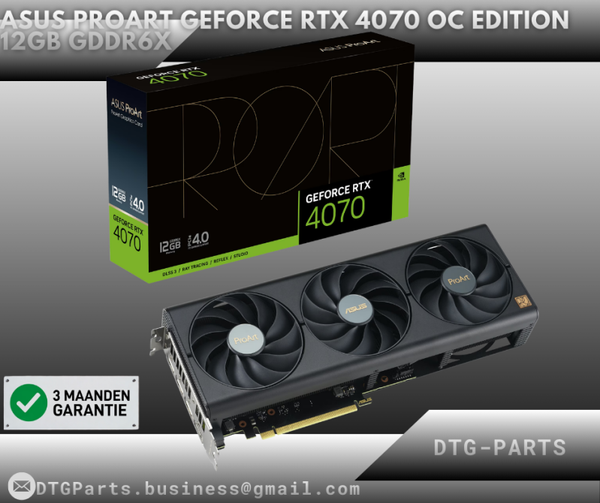 ASUS ProArt GeForce RTX 4070 OC Edition 12GB GDDR6X