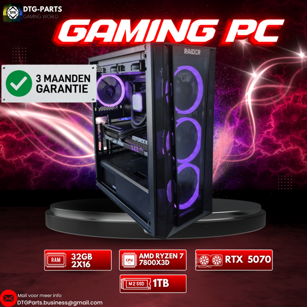 Gaming PC // RTX 5070 & AMD 7 7800X3D