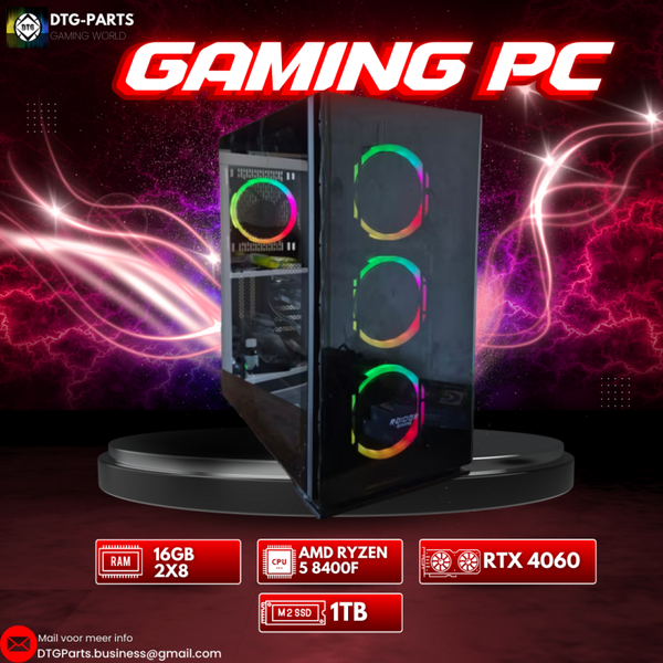 Gaming PC // RTX 4060 & AMD Ryzen 5 8400F