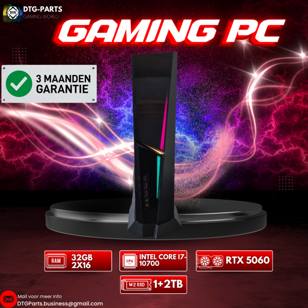 Gaming PC // RTX 5060 & Intel Core i7-10700 & 32GB