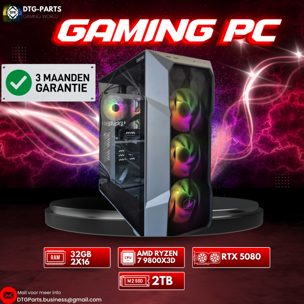 Gaming PC // RTX 5080 & AMD Ryzen 7 9800X3D