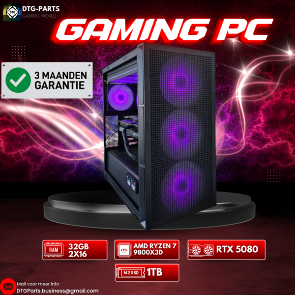 Gaming PC // RTX 5080 & AMD 7 9800X3D
