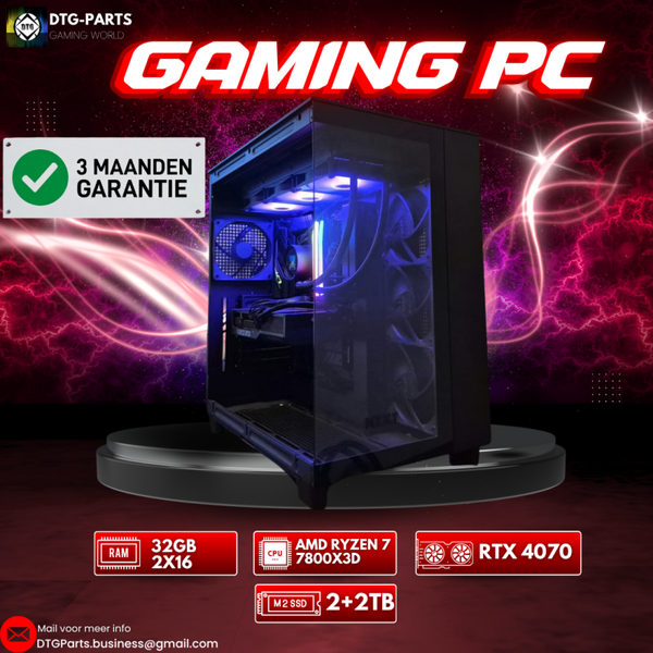 Gaming PC // RTX 4070 & AMD 7 7800X3D