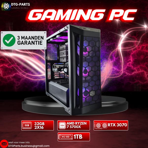 Gaming PC // RTX 3070 & AMD Ryzen 7 5700X