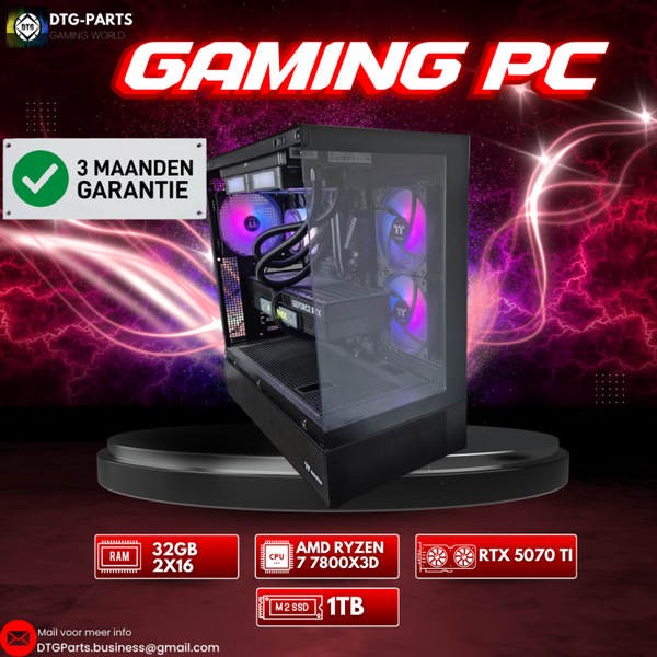 Gaming PC // RTX 5070 Ti & AMD Ryzen 7 7800X3D