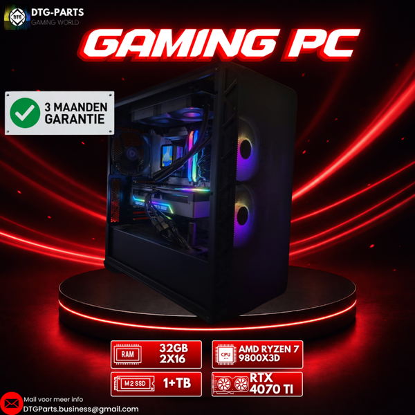 Gaming PC // RTX 4070 ti Super & AMD Ryzen 7 9800X3D & 32GB 6000MHz CAS30