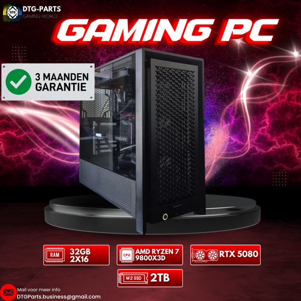Gaming PC // RTX 5080 & AMD 7 9800X3D