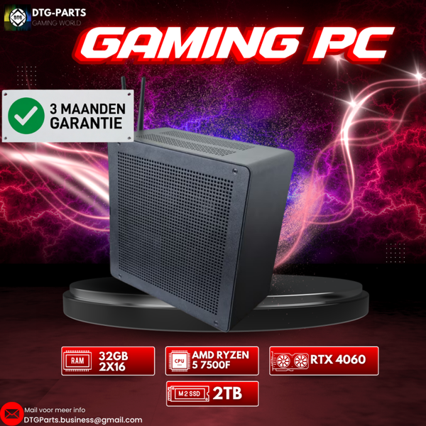 Gaming PC // RTX 4060 & AMD Ryzen 5 7500F